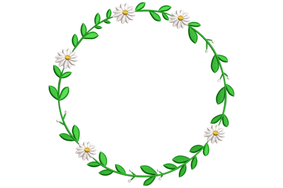 A Craft Seller's Practical Review of the Daisy Floral Wreath Embroidery Design