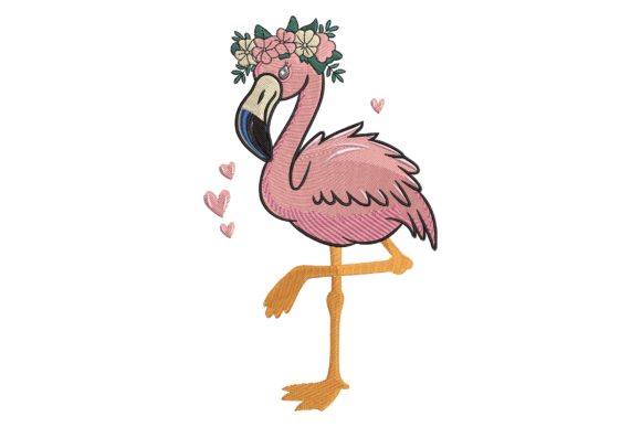 A Designer's Real-World Take on Floral Flamingo