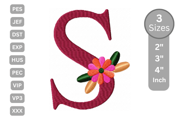 A Designer's Review: Floral Alphabet Letter - S for Business Branding