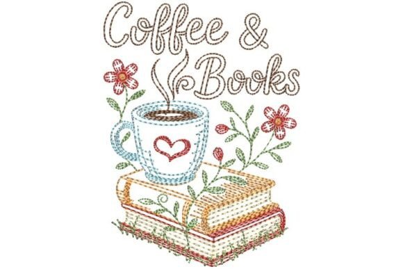 A Designer's Review of the Coffee Books Embroidery File 4x4