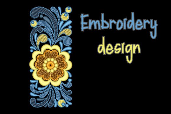 A Designer's Review of the Flowers Border Embroidery Design