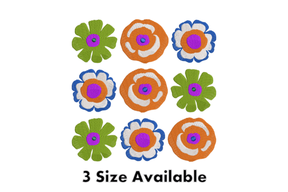A Professional Designer's Review of the Colorful Floral Block Embroidery File