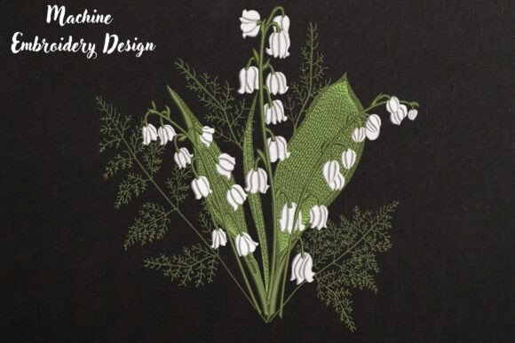 A Real Designer's Look at the Lily of the Valley Embroidery File