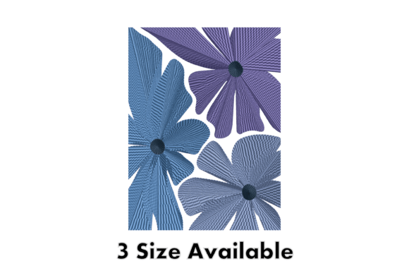 Abstract Blue Floral Embroidery Design Review