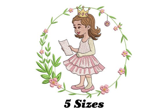 Cute Girl with Floral Circle: A Designer's Review