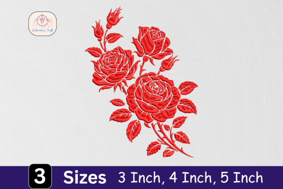 Elegant Floral Bouquet Romantic Roses: An Embroiderer's Review