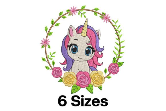 Evaluating the Beautiful Unicorn Floral Frame Embroidery Design