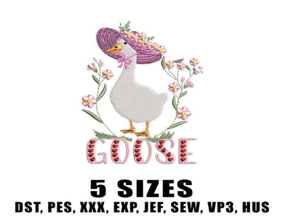 Floral Farm Goose Embroidery Design Review