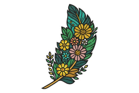 Floral Feather Embroidery Design: A Designer's Practical Review