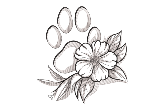 Floral Paw Print: A Designer's Review for Seasonal Embroidery