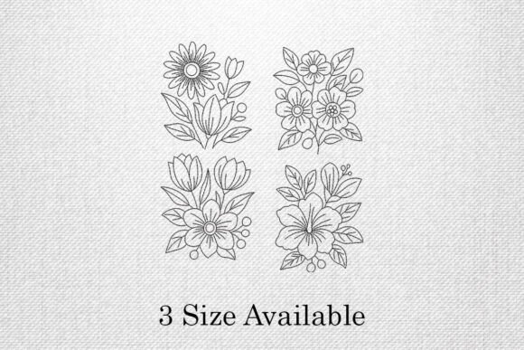 Floral Sketch Embroidery Set: A Designer's Review