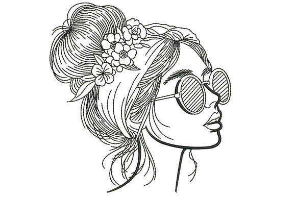Girl with Floral Bun: A Designer's Review for Craft Fair Success