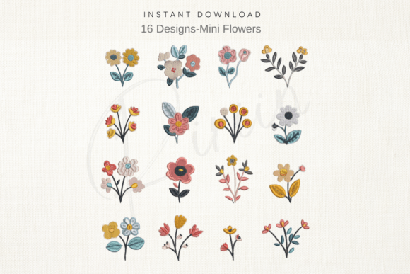 Mini Flower Set: A Designer's Review for Boutique Sweatshirts