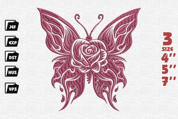 The Rose Butterfly Embroidery Design: A Designer's Review