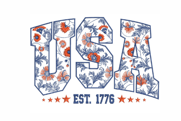 USA, Independence Day Embroidery Design Review